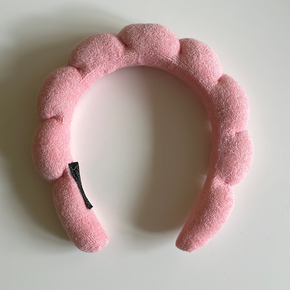 Pink braided headband